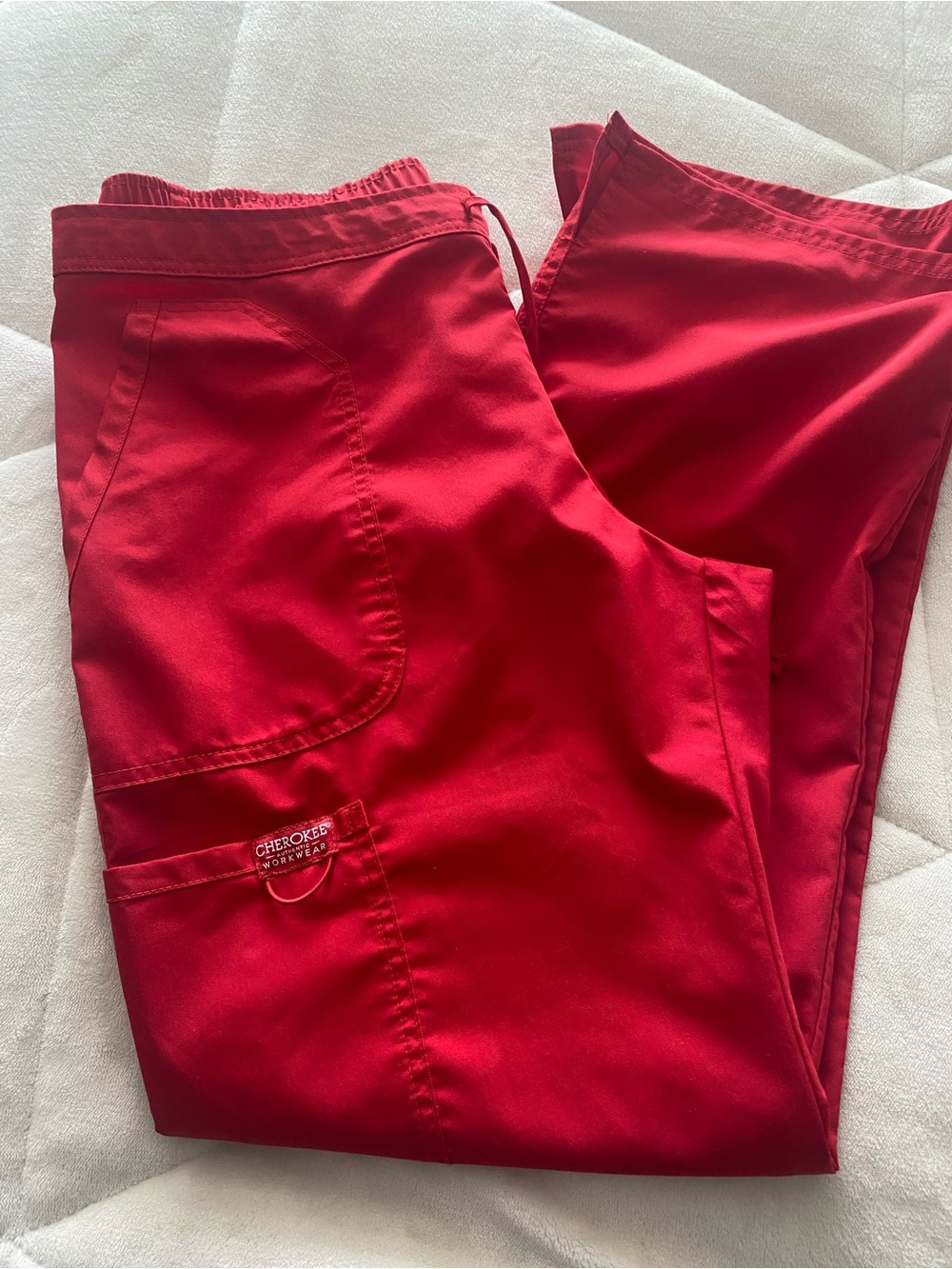 Cherokee Revolution Mid Rise Drawstring Scrub Pants - Picture 8 of 15